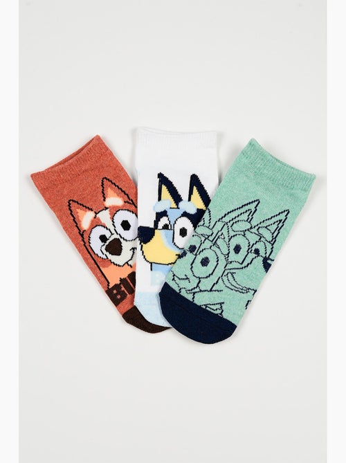 Lot de 3 chaussettes basses  Bluey| Licence Officielle - Kiabi