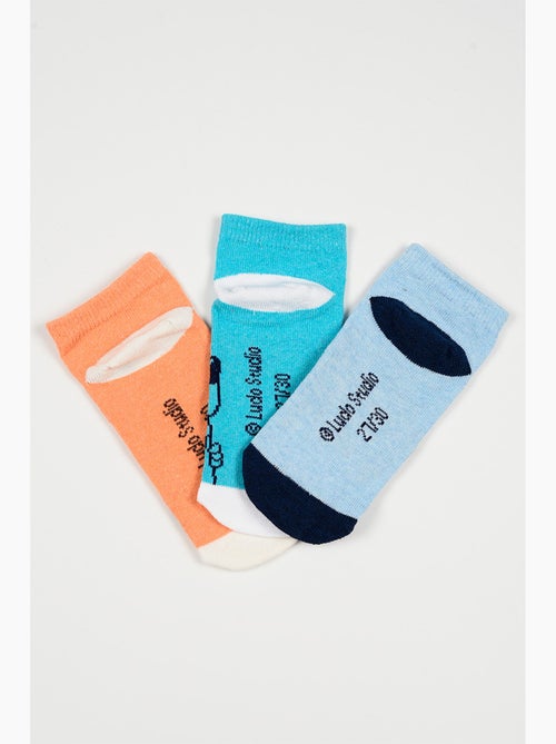 Lot de 3 chaussettes basses  Bluey| Licence Officielle - Kiabi