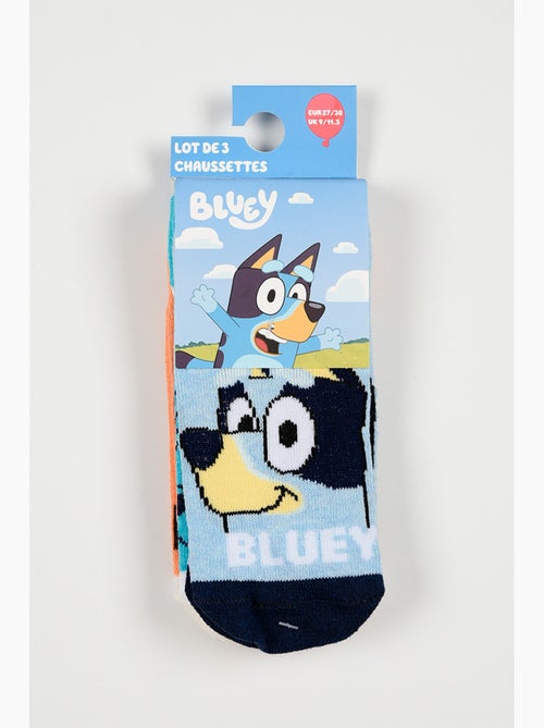 Lot de 3 chaussettes basses  Bluey| Licence Officielle - Kiabi