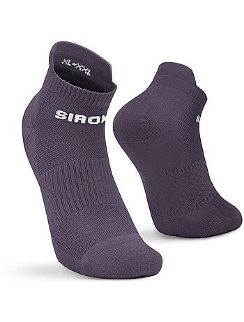 Lot de 3 chaussettes basses de sport fitness homme et femme trim lavander