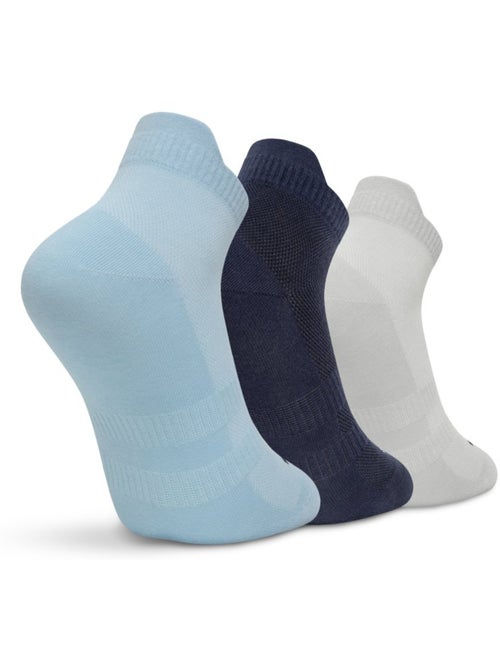 Lot de 3 chaussettes basses golf coton bio golf homme et femme torrey blues - Kiabi Lot de 3 chaussettes basses golf coton bio golf homme et femme torrey blues - Kiabi