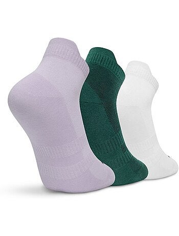 Lot de 3 chaussettes basses golf coton bio golf homme et femme true