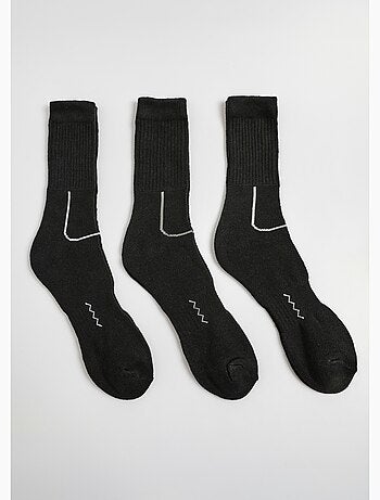 Lot de 3 Chaussettes bicolores bouclettes