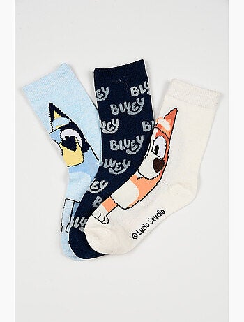 Lot de 3 Chaussettes Bluey| Licence Officielle