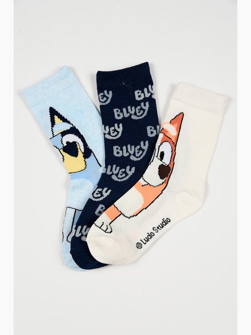 Lot de 3 Chaussettes Bluey| Licence Officielle - Kiabi