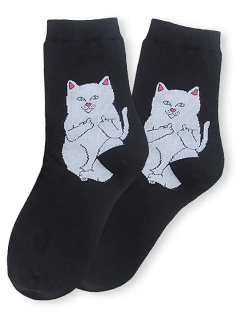 Lot de 3 Chaussettes Chat Rebelle - Kiabi