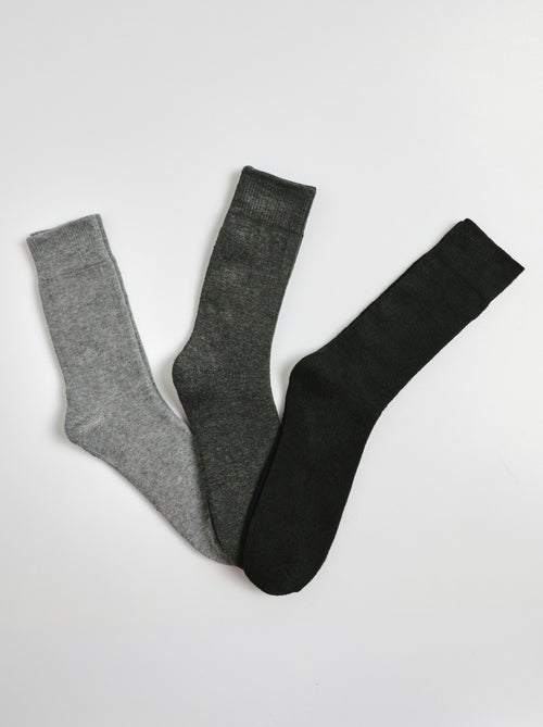 Lot de 3 Chaussettes chaudes - AFIBEL - Kiabi