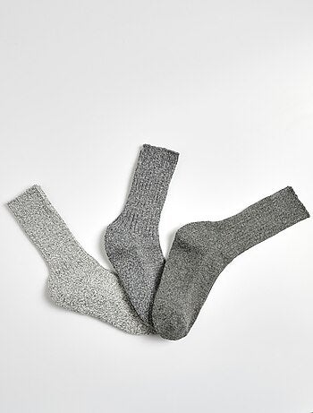 Lot de 3 Chaussettes chaudes avec laine