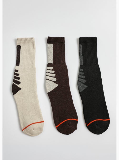 Lot de 3 Chaussettes confort de randonnée - Kiabi Lot de 3 Chaussettes confort de randonnée - Kiabi
