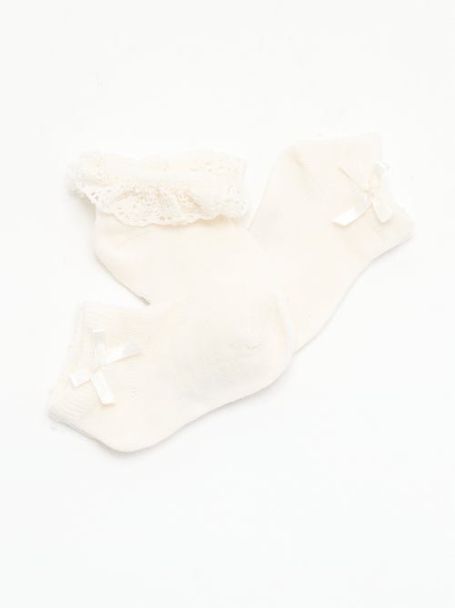 Lot de 3 chaussettes de cérémonie - Kiabi Lot de 3 chaussettes de cérémonie - Kiabi