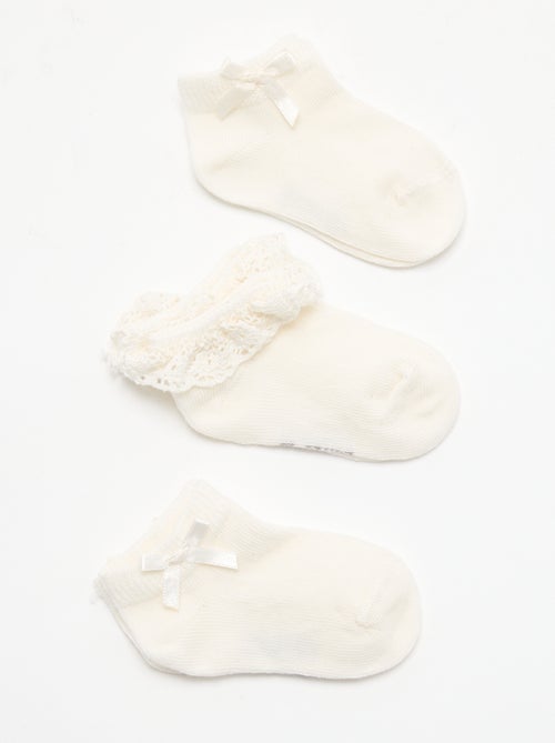 Lot de 3 chaussettes de cérémonie - Kiabi Lot de 3 chaussettes de cérémonie - Kiabi
