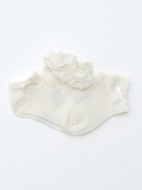 Lot de 3 chaussettes de cérémonie - Kiabi