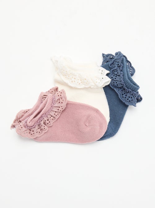 Lot de 3 chaussettes de cérémonie - Kiabi Lot de 3 chaussettes de cérémonie - Kiabi