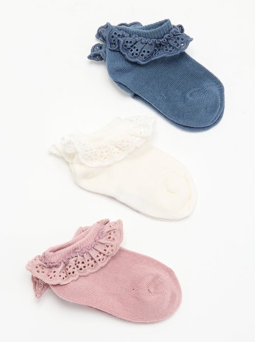 Lot de 3 chaussettes de cérémonie - Kiabi Lot de 3 chaussettes de cérémonie - Kiabi