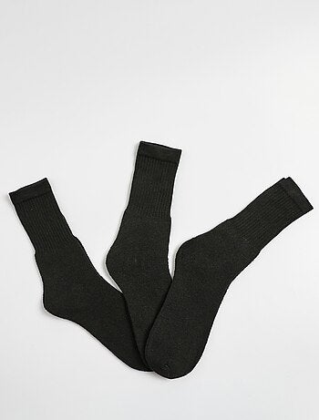 Lot de 3 Chaussettes de sport à côtes
