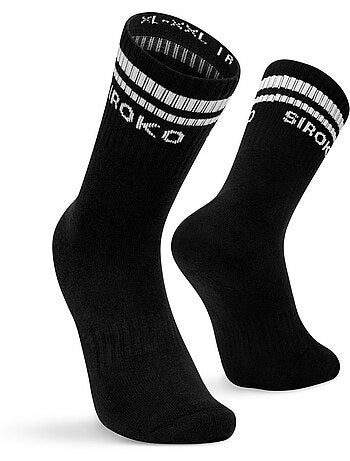 Lot de 3 chaussettes de sport mi-mollet fitness homme et femme tribe