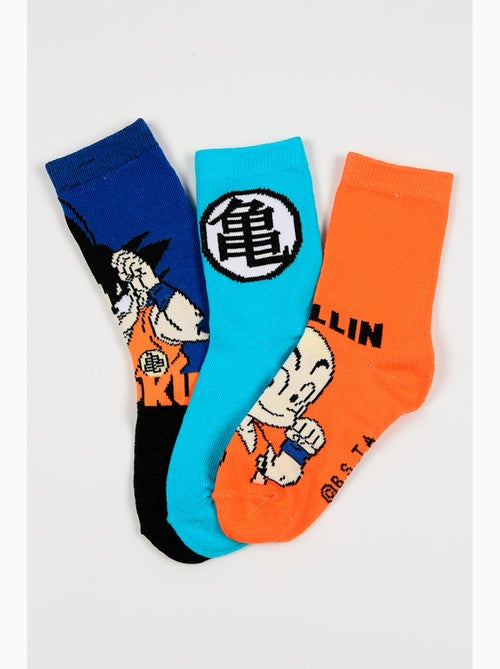 Lot de 3 Chaussettes Dragon Ball| Licence Officielle - Kiabi