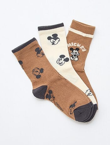 Lot de 3 chaussettes fantaisies 'Mickey'