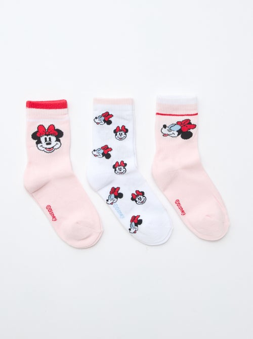 Lot de 3 chaussettes fantaisies 'Minnie' - Kiabi