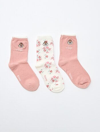 Lot de 3 chaussettes fantaisies 'Tic&Tac'