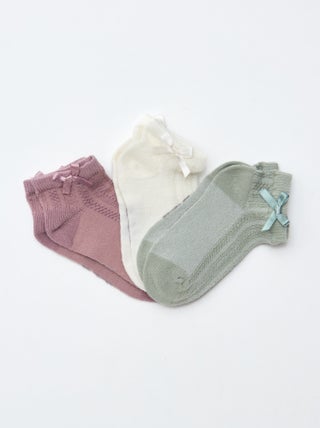 Lot de 3 chaussettes fantaisies