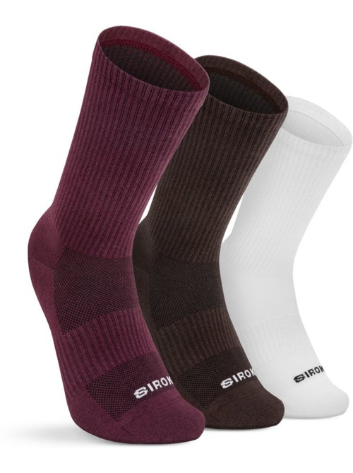 Lot de 3 chaussettes golf mi-mollet coton bio golf homme et femme rough classic - Kiabi Lot de 3 chaussettes golf mi-mollet coton bio golf homme et femme rough classic - Kiabi