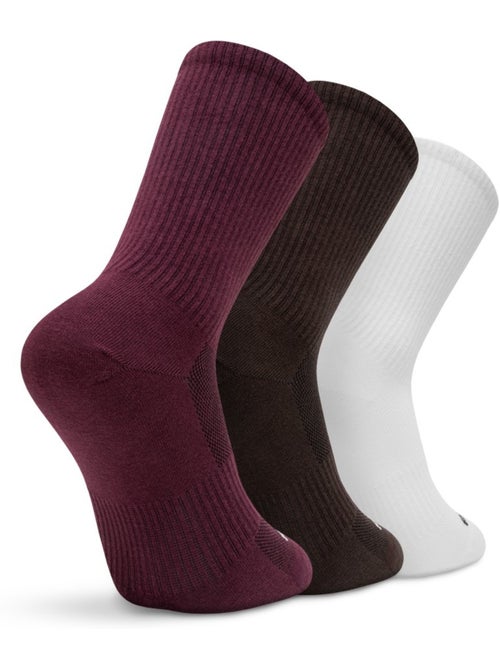 Lot de 3 chaussettes golf mi-mollet coton bio golf homme et femme rough classic - Kiabi Lot de 3 chaussettes golf mi-mollet coton bio golf homme et femme rough classic - Kiabi