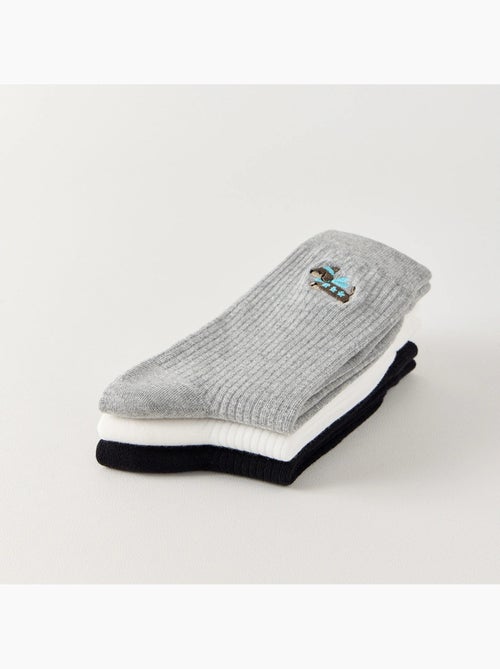 Lot de 3 Chaussettes Hautes Chien Saucisse - Kiabi