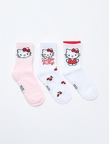 Lot de 3 chaussettes 'Hello Kitty'