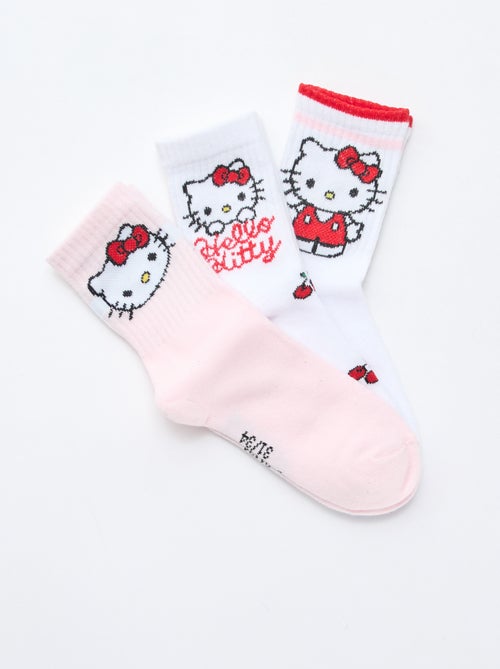 Lot de 3 chaussettes 'Hello Kitty' - Kiabi Lot de 3 chaussettes 'Hello Kitty' - Kiabi