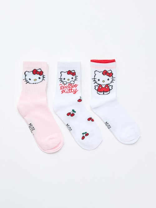 Lot de 3 chaussettes 'Hello Kitty' - Kiabi Lot de 3 chaussettes 'Hello Kitty' - Kiabi