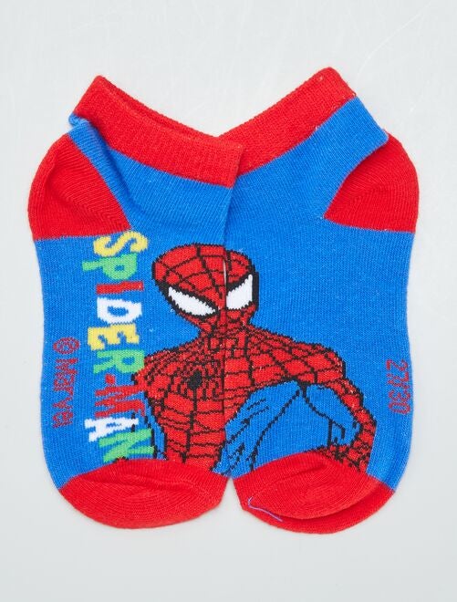 Lot de 3 chaussettes invisibles 'Spiderman' - Kiabi