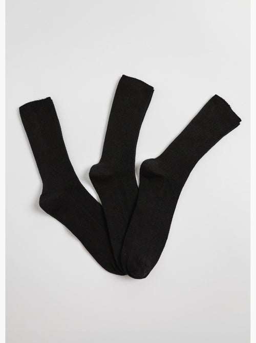 Lot de 3 Chaussettes jambes sensibles, assorties - AFIBEL - Kiabi