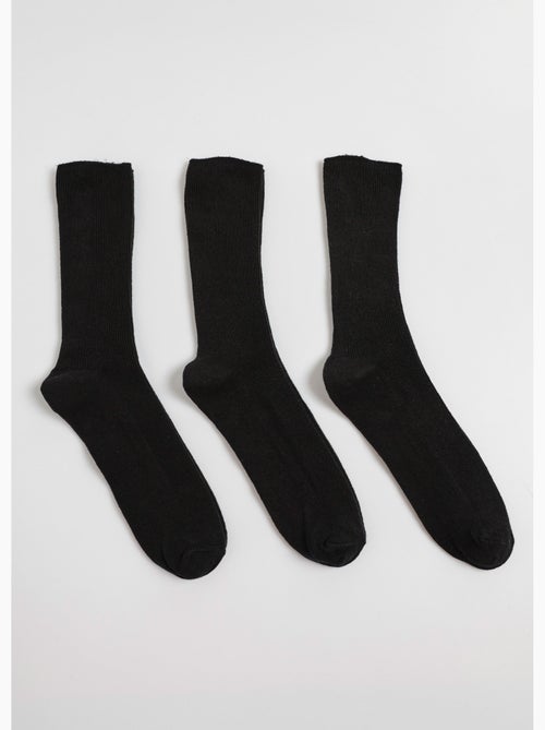Lot de 3 Chaussettes jambes sensibles, assorties - Kiabi Lot de 3 Chaussettes jambes sensibles, assorties - Kiabi