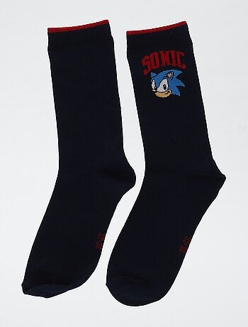 Lot de 3 chaussettes mi-hautes 'Sonic'