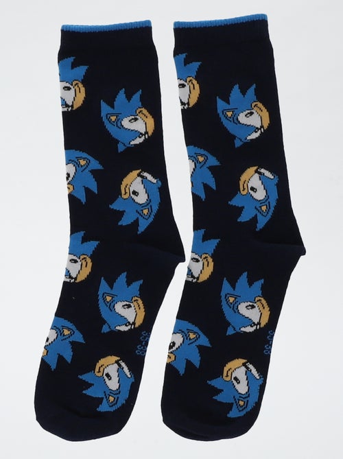 Lot de 3 chaussettes mi-hautes 'Sonic' - Kiabi