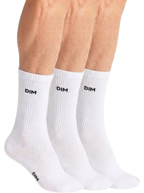 Lot de 3 chaussettes mi-hautes sport Original - Kiabi Lot de 3 chaussettes mi-hautes sport Original - Kiabi