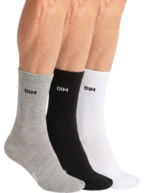 Lot de 3 chaussettes mi-hautes sport Original - Kiabi