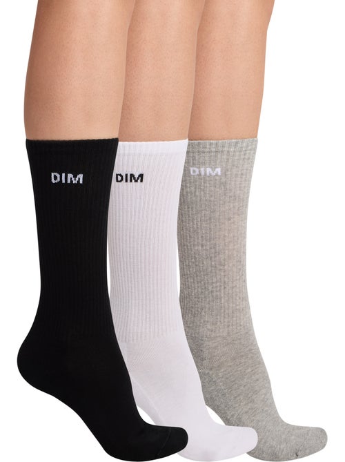 Lot de 3 chaussettes mi-hautes sport Original - Kiabi
