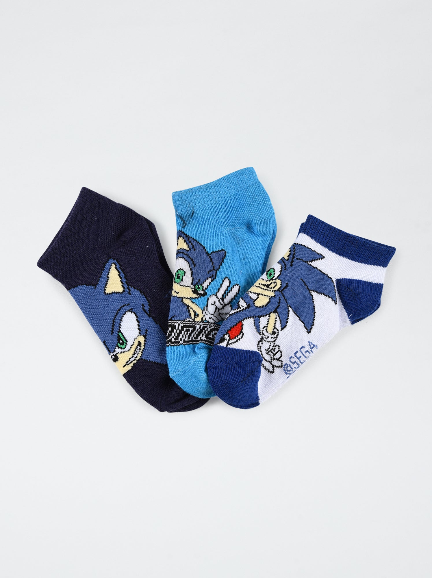 Lot De 3 Paires De Chaussettes Bébé Sonic The Hedgehog - Coton Chaud, Taille 23/26 à 31/34 - 10