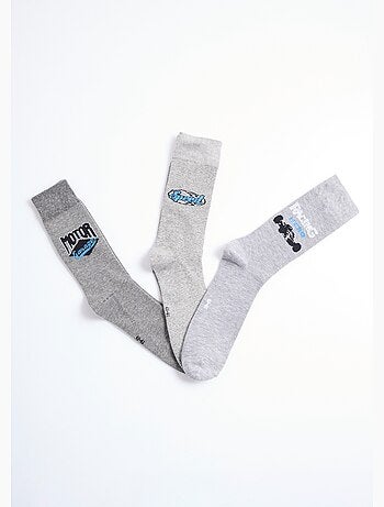 Lot de 3 chaussettes sports mécaniques - afibel