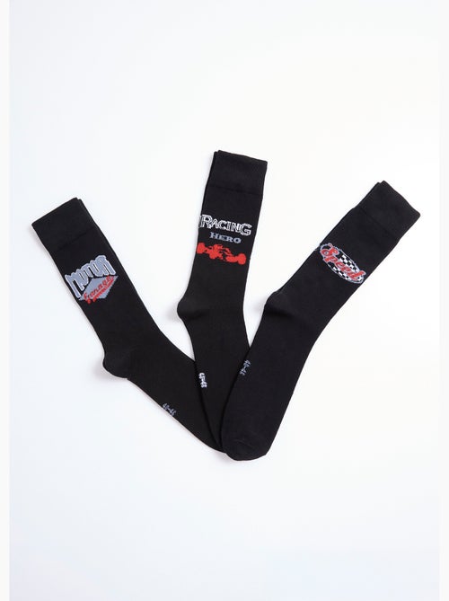 Lot de 3  Chaussettes sports mécaniques - AFIBEL - Kiabi