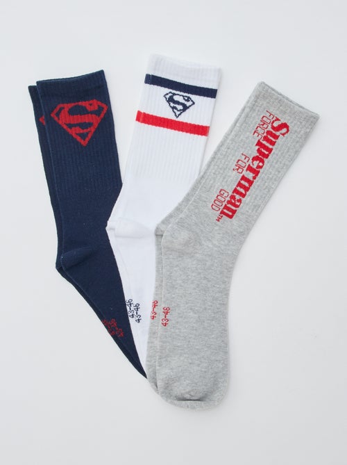 Lot de 3 chaussettes 'Superman' - Kiabi