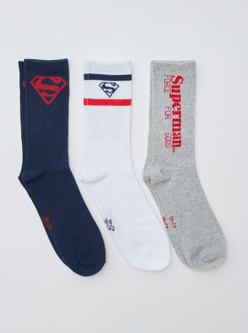 Lot de 3 chaussettes 'Superman' - Kiabi