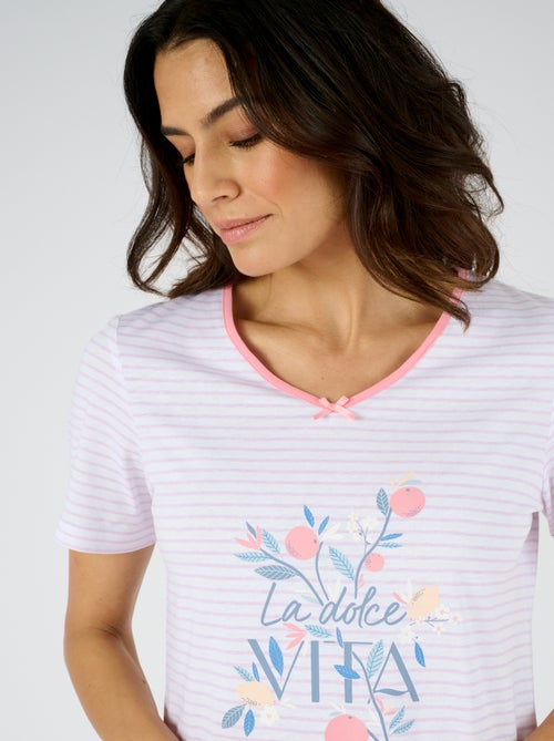 Lot de 3 chemises de nuit, 2 longueurs - Damart - Kiabi