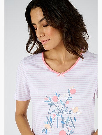 Lot de 3 chemises de nuit, 2 longueurs - Damart