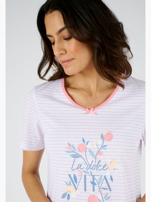Lot de 3 chemises de nuit, 2 longueurs - Damart - Kiabi