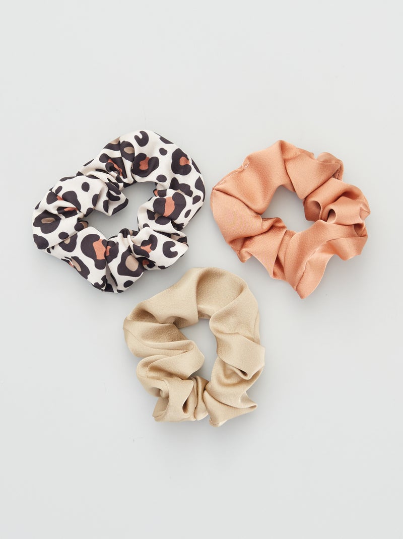 Lot de 3 chouchous Marron - Kiabi