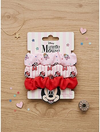 Lot de 3 chouchous Minnie Mouse Disney