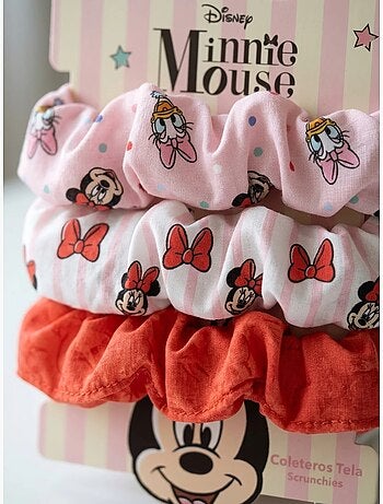 Lot de 3 chouchous Minnie Mouse Disney